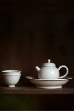急須 ティーポット 陶器 手作り 草木灰釉 侘び寂び 中国茶 茶道具 家庭用 コンパクト