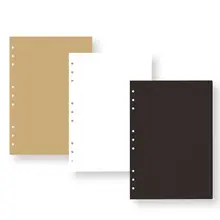 アルバム用リフィル バインダー用紙 9穴 B5サイズ 厚手クラフト紙 DIYアルバム 手作り 差し替え用