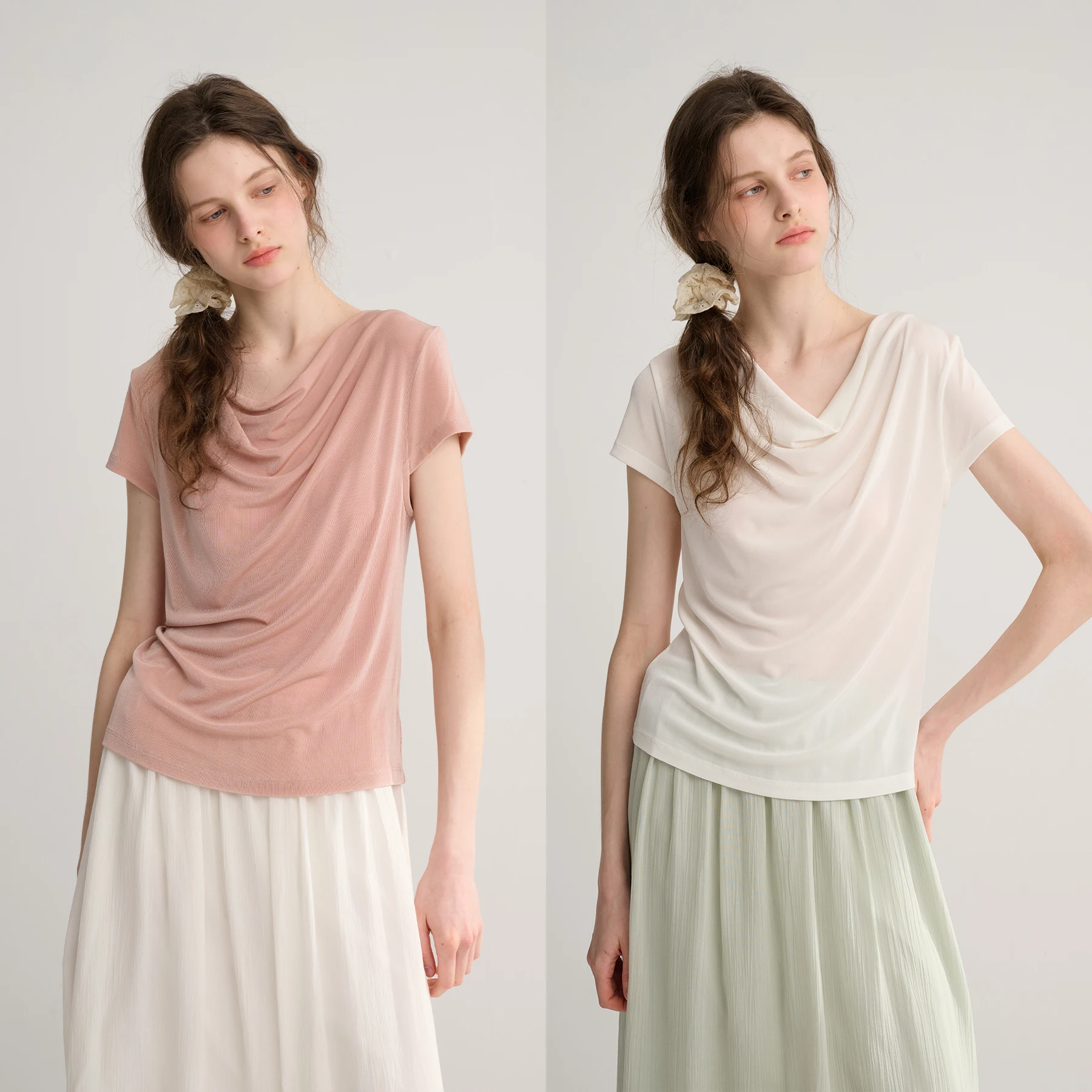 大人可愛い服 40代コーデの完全ガイド｜透け感Tシャツで自然な可愛さを実現