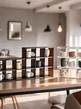 マグカップスタンド【茶杯収納・DIY組み立て・デスク用多層展示ラック】