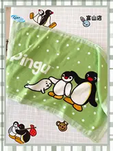 枕タオル 綿100% ガーゼ 黄色 水玉柄 かわいい 「富山商店 x Pingu」