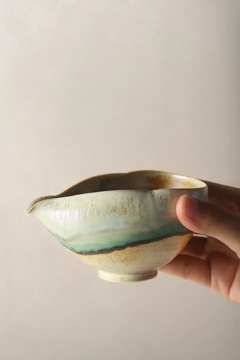湯冷まし 茶海 分茶器 陶器 窯変 ヴィンテージ 茶道具 家庭用