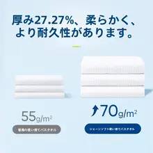 旅行用圧縮厚手バスタオル【使い捨て・個包装・ホテル用・大判】