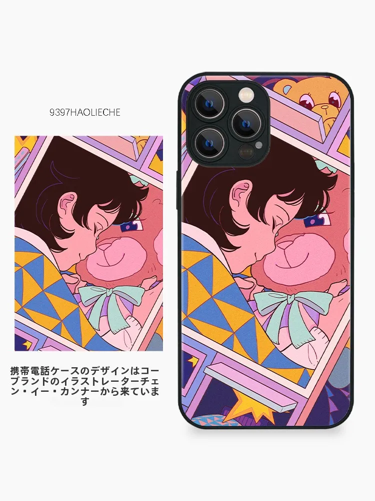 iPhone13 スマホケース どんなのが良いか？オリジナルイラストガラスケースが解決する、ファッションと機能のバランス