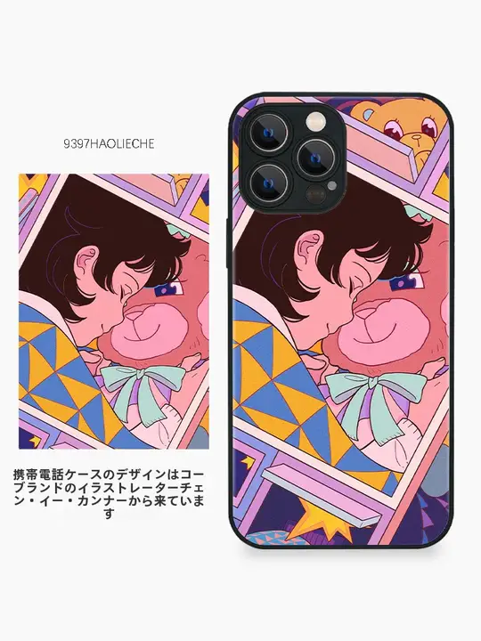オリジナルイラスト iPhone 16 Pro Max/15 Pro Max/14 Pro/13対応 スマホケース【Huawei P40/P50/P60・Xiaomi 13・Vivo・OPPO対応】