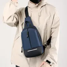カジュアル メンズ 多機能チェストバッグ シングルショルダー クロスボディバッグ