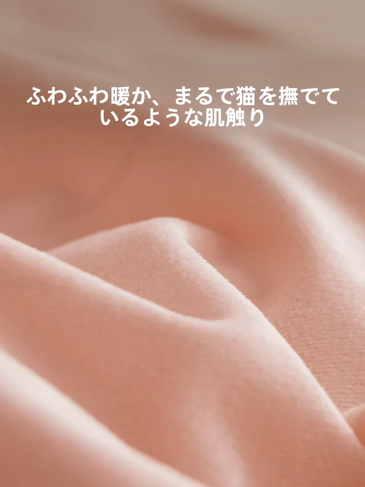 LUOLAI マカロン風ベッドリネンセット：一人暮らし向けの厚手  保温掛け布団の実用性とサイズ対応