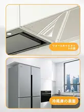 透明静電気壁貼りシート【防水・耐油・高温対応のキッチン吊り棚用】