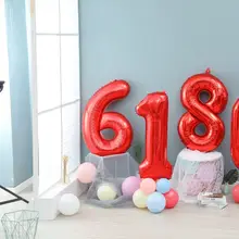大号数字バルーン【成人用・子供用・婚礼・誕生日装飾】