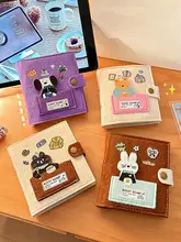 3インチフォトアルバム【インスタ風・小カード収納・リング式・携帯用】