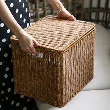 Kens 収納ボックス 大型 ふた付き織り衣類整理ボックス【北欧風・おもちゃ収納用】
