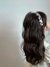 細かい輝きの星柄子供用ヘアバンド【高級感あるデザイン・圧迫感のないタイプ・女の子用】