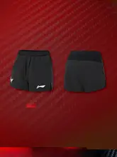 LINING 速乾性のあるメンズスポーツショートパンツ【ブラック・通気性・フィットネス用】
