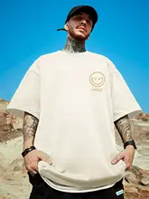 個性的なデザイン！ハードなハーレムスタイルTシャツ【半袖・ユニセックス・ゆったりシルエット】（セットアップ対応）