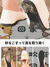 タマイズ可能なカートンデザインの玄関マット【耐久性・防滑・シリコン製】