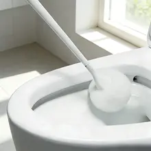 ボール型ソフトブラシ【長柄・バスタブ用・トイレ清掃用】