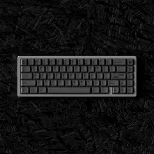 キーキャップ PBT 熱昇華 Cherryプロファイル ブラック 同色刻印 ダークマター 68 75 87 98キー対応 「JKDK Studio」