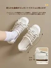 バレエスタイルのマリージェーンシューズ【春夏用・ピンク・フラットデザイン】