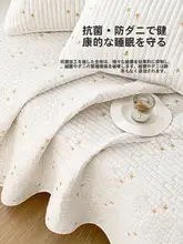 高級ホテル風 キルティング布団カバー3点セット【こたつ用・防滑・オールシーズン対応・綿100%】