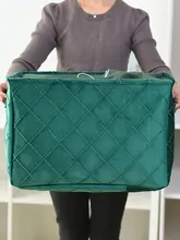 ベルベット製 収納ボックス【折りたたみ式・大容量・衣類・おもちゃ収納用】