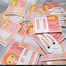 白色ナースヘアクリップ【医療用帽子固定具・女性用】