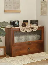 卓上収納ボックス 多層構造【木製・ネイルポリッシュ・化粧品収納・カップ・香水スタンド】