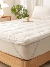 抗菌加工の純綿折りたたみ畳マットレス【厚手・1.5M/1.8M対応・家庭用】