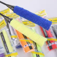タオルハンドラップ バドミントン吸汗バンド 超ファイバー滑り止めテニスラケット釣り竿ハンドルラップバンド