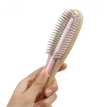 ヘアブラシ ミニ はちみつ成分 エッセンシャルオイル配合 マッサージ ダメージケア ストレート レディース 「IKEMOTO」