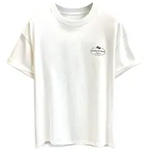 Tシャツ メンズ 半袖 厚手 綿100% クルーネック ホワイト ゆったり 夏
