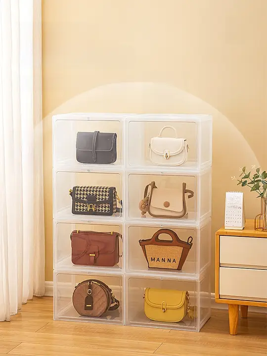 バッグ収納ケース 掛け収納 アクリル 透明 防塵 展示ケース ブランドバッグ クローゼット 収納ラック