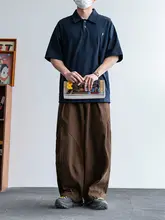 手刺繍入りポロシャツ【夏用・コットン・ワイドフィット・ビジネスカジュアル】