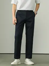 洗練されたデザインの九分丈テーパードパンツ【ビジネスカジュアル・夏用・ゆったりフィット】