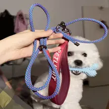 小型犬用リード【防衝撃・絡まり防止・首に優しい設計】