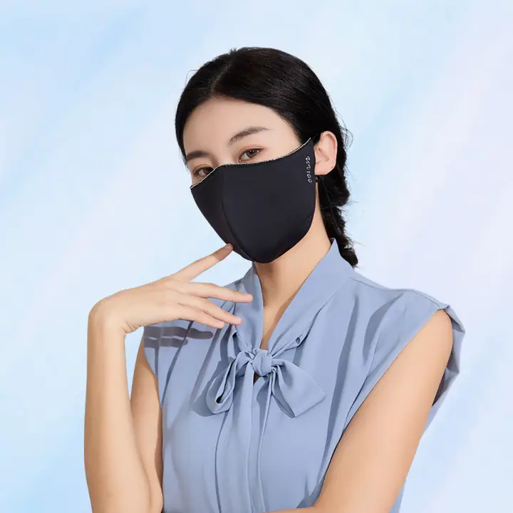 UVカット立体デザイン レディースマスク【通気性抜群・冷感・夏用】