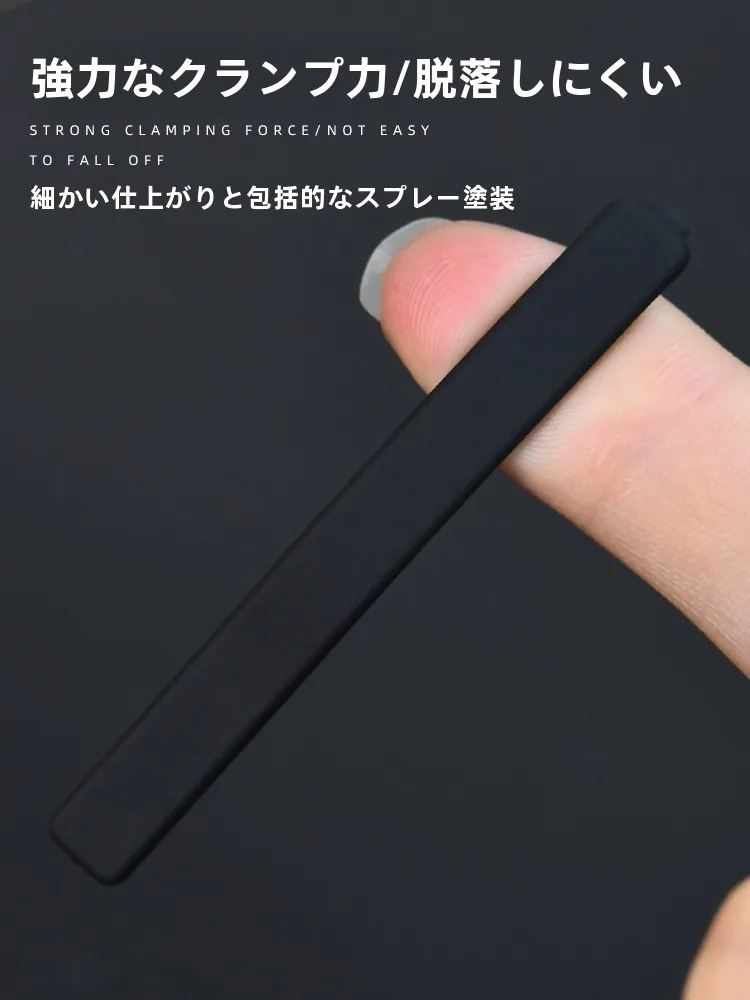 スリック バック 髪型に必要なヘアクリップの選定ガイド：黒色マット仕上げ金属製の実用性と適用シーン