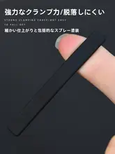 洗練されたデザインの黒色ヘアクリップ【マット仕上げ・金属製・サイドバング用】