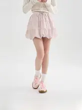春季にぴったりの可愛いフリルスカート【ピンク・ハイウエスト・プチプラ】（セットアップ対応）