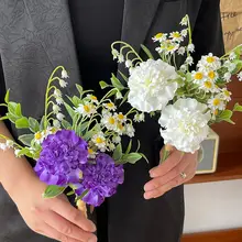 デコレーション用 おしゃれなデイジーブーケ【テーブル装飾用・造花・撮影小道具】