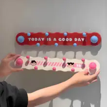 かわいい吸盤フック【連結式・衣類やバッグ用・ドアの後ろに取り付け可】