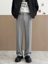 アメリカンスタイルのワイドパンツ【ストレート・プリーツ・カジュアル】