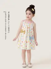 可愛いデザインの女児用夏季ワンピース【プリンセススタイル・コットン素材】