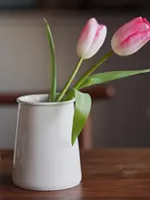 景德鎮製 陶器の箸立て【家庭用・草木灰色・3点収納】