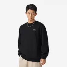 LI-NING メンズ・ウィメンズ兼用 スポーツファッション スウェットシャツ【裏起毛・暖かい・ルーズフィット・クルーネック】