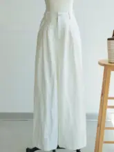 シンプルなデザインのワイドレッグパンツ型紙【DIY用・布の選び方も自由】