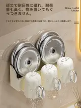 洗面器と歯ブラシホルダーの壁掛け収納【カップ付き・おしゃれなデザイン】（セットアップ対応）