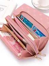 レディース ロング ダブルジッパー 財布 大容量