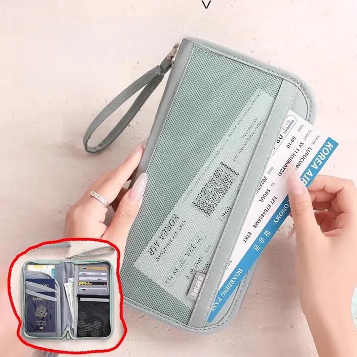 パスポートケース 搭乗券ケース カードケース RFIDブロック スキミング防止 多機能 トラベルオーガナイザー 海外旅行