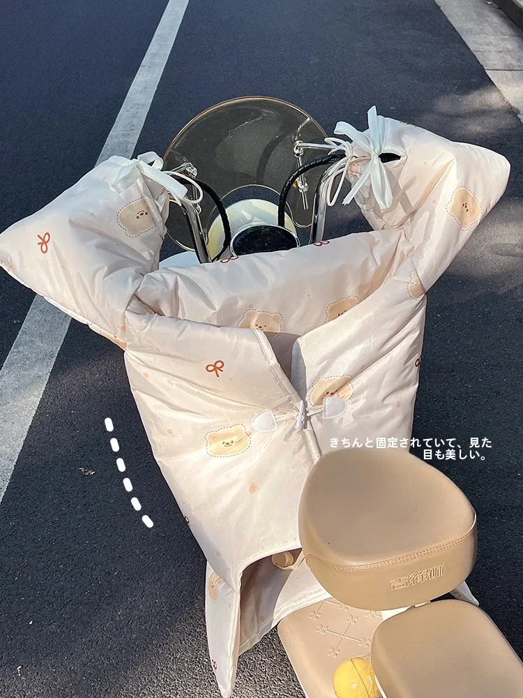 電動バイク用防風カバー：冬用防水フリースライニングで子供対応の実用性を検証