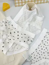 モダール素材の抗菌ミドルウエストパンティ【ドットデザイン・柔らかく通気性抜群】